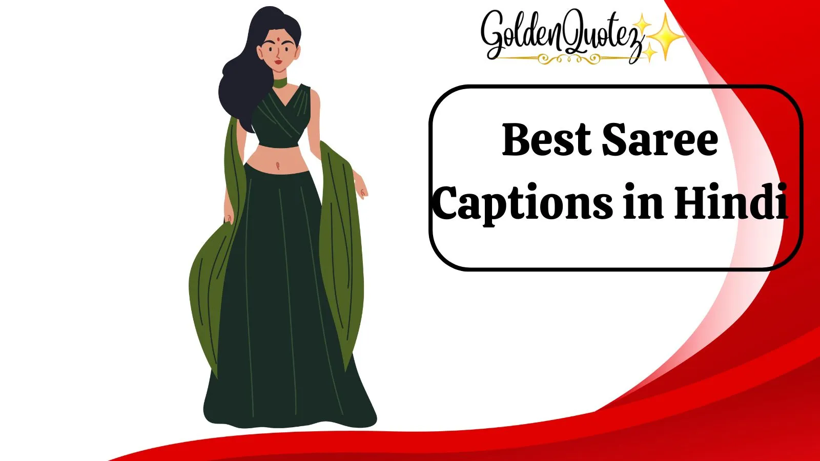 Best Saree Captions in Hindi
