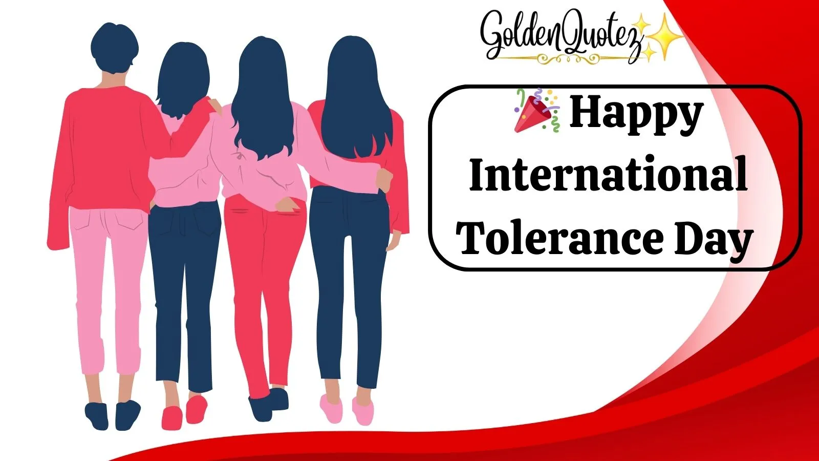 Happy International Tolerance Day