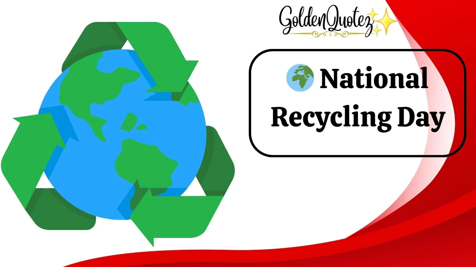 National Recycling Day