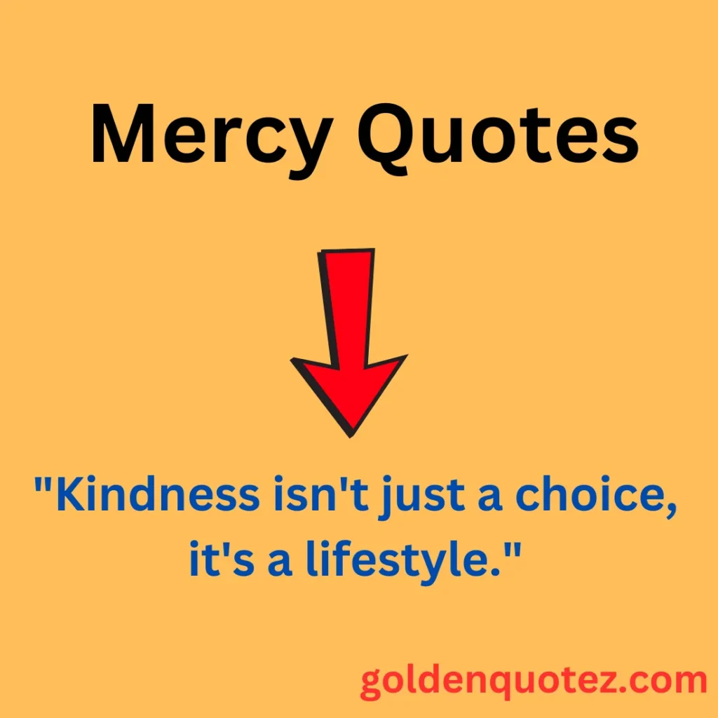 Mercy Quotes