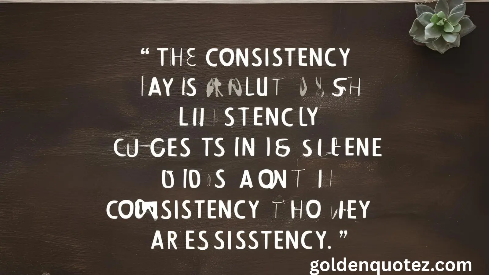 Consistency Quotes