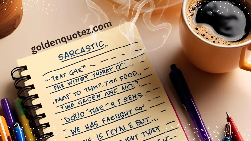 Sarcastic Quotes