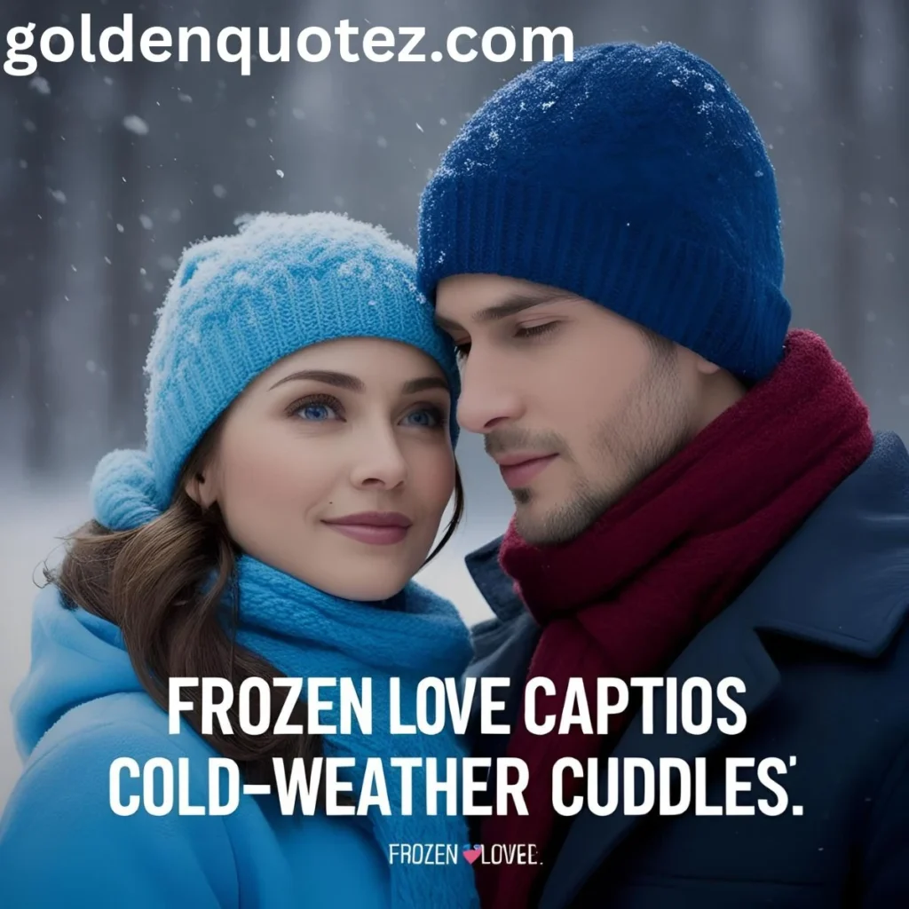 Frozen Love Captions for Cold-Weather Cuddles