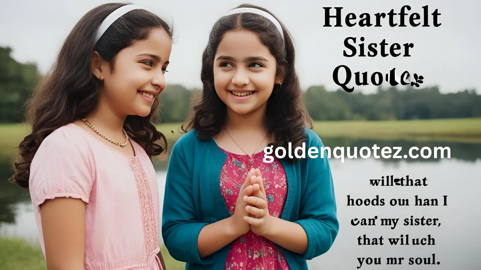 Heartfelt Sister Quotes