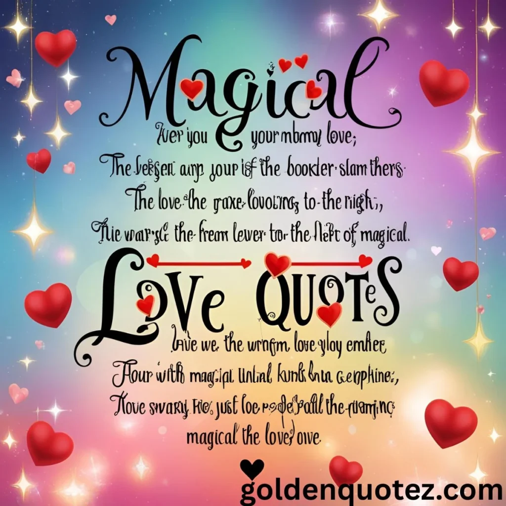 Magical Love Quotes
