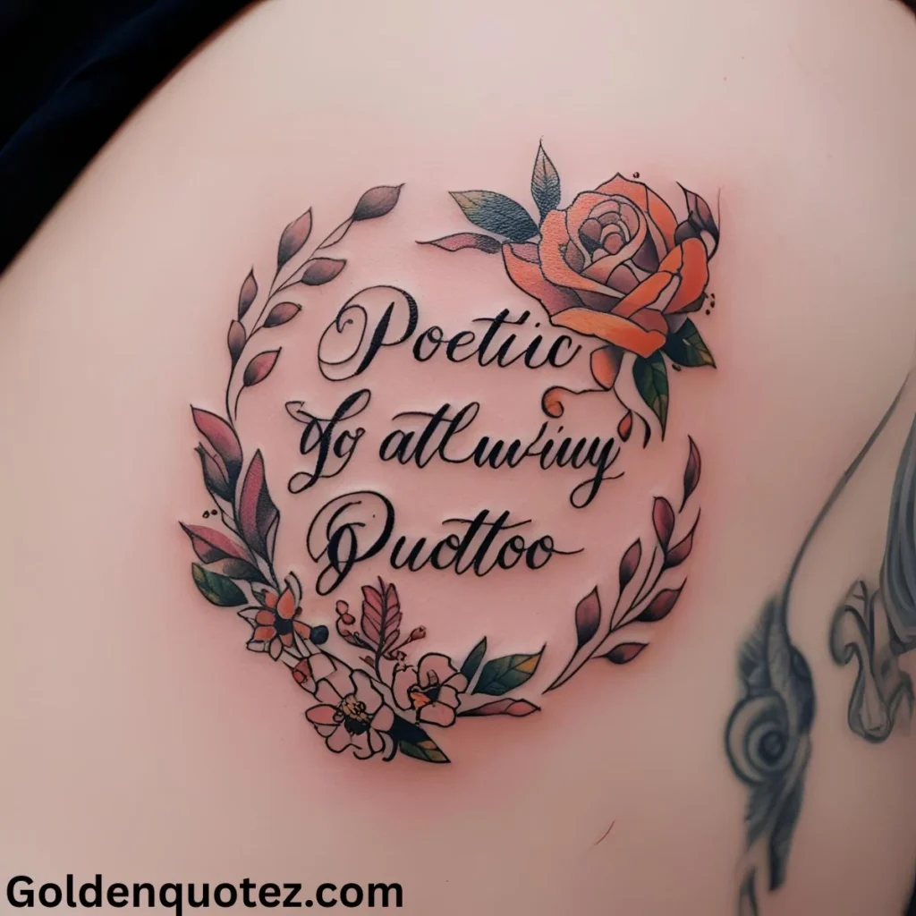 Poetic Tattoo Quotes