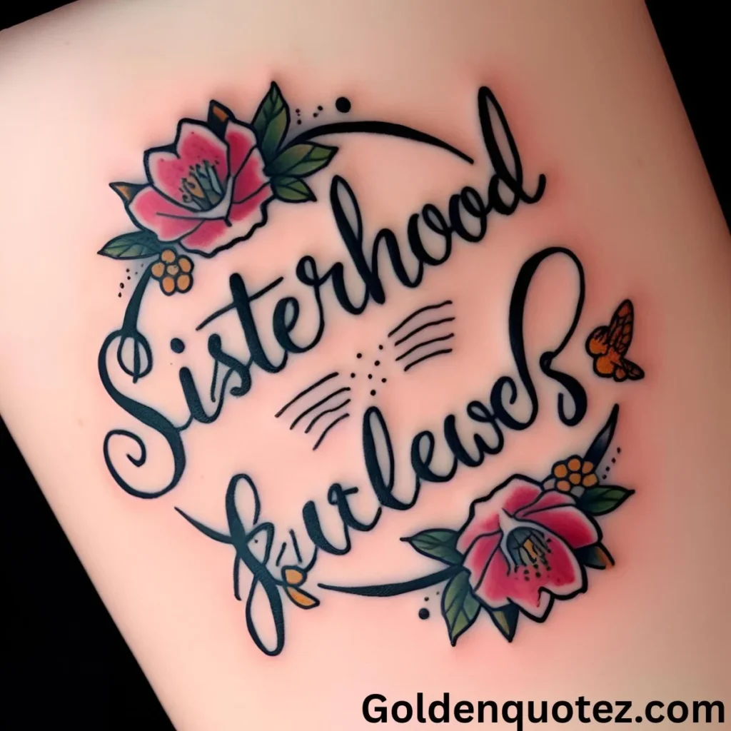 Sisterhood Tattoo Quotes 