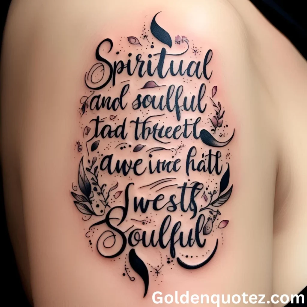 Spiritual and Soulful Tattoo