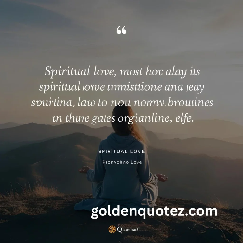 Spiritual Love Quotes