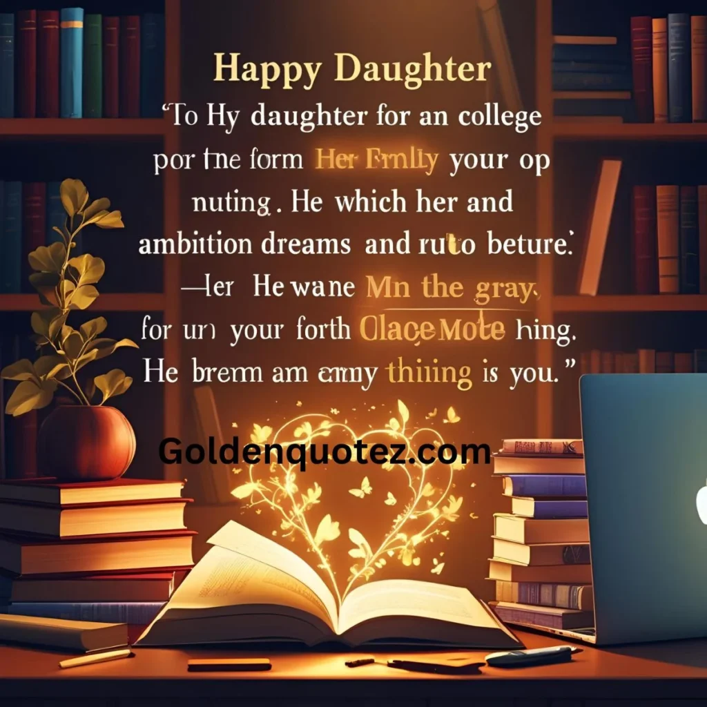 Birthday Quotes for Daughter Who’s in College
