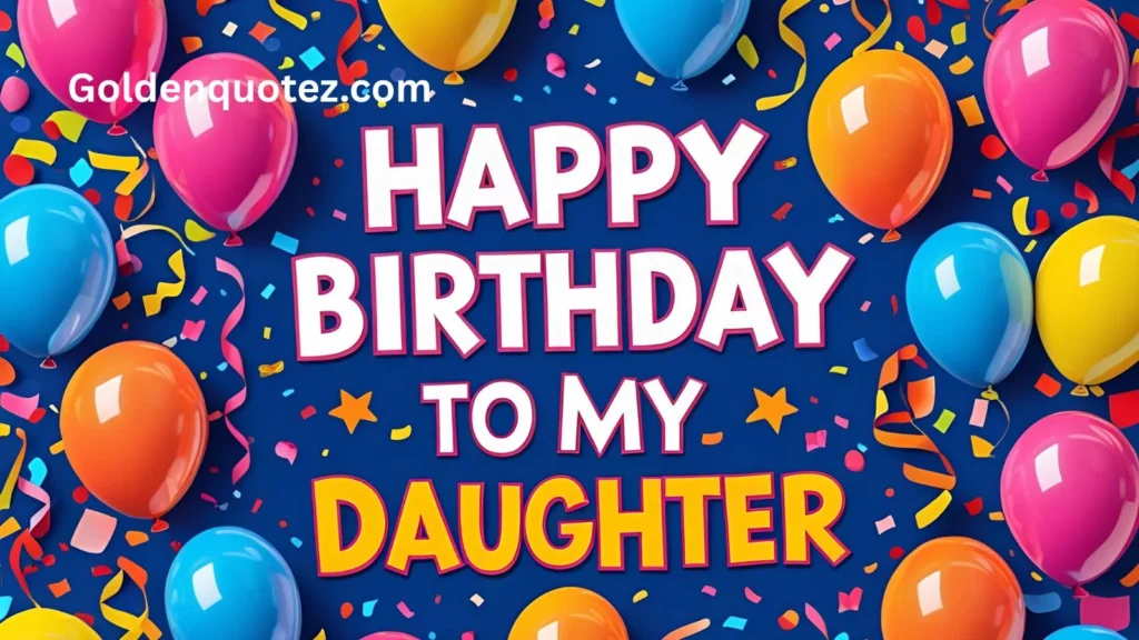 Happy Birthday to My Daughter