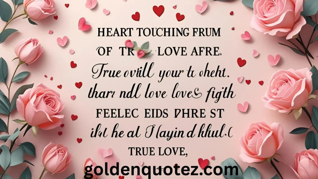 Heart Touching True Love Quotes