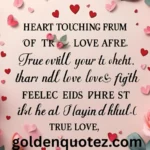 Heart Touching True Love Quotes