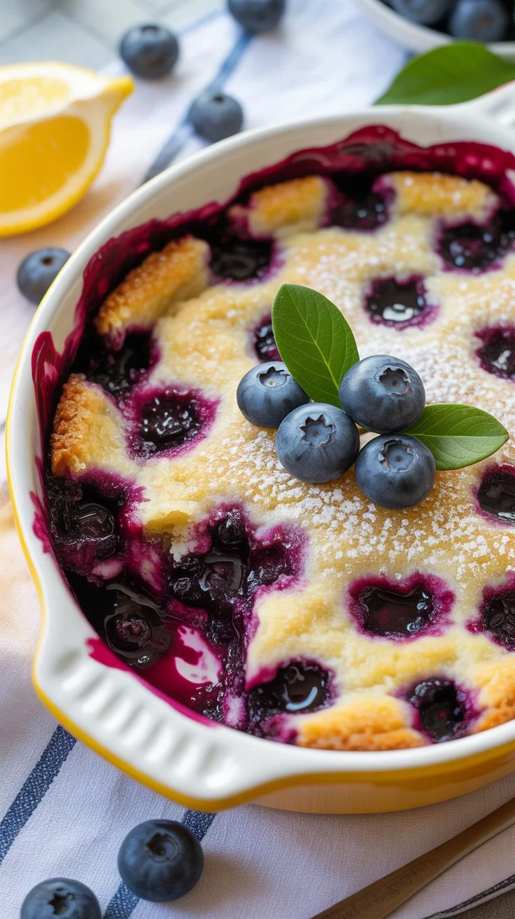 BLUEBERRY DUMP CAKE RECIPE