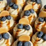 PANCAKE CUPCAKE RECIPE: VANILLA TOPPED